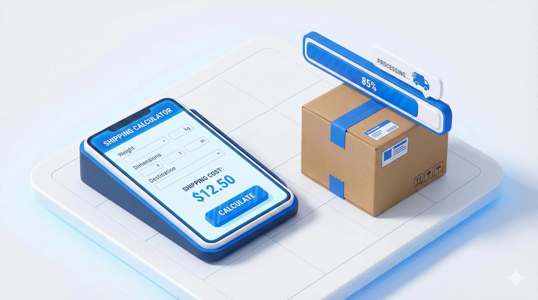 אילוסטרציה של חישוב רף משלוח חינם עם מד התקדמות לעידוד הגדלת סל הקנייה.