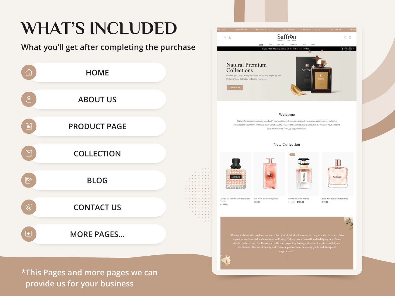 Saffron -  Beauty & hair